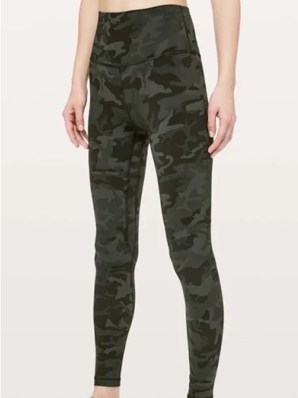 High-Rise Lulu lemon Align 25” Camo Leggings - Olive Green